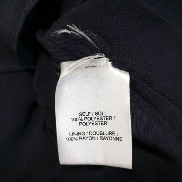 Tanya Taylor Floral Wrap Dress Navy Blue Multicolor Short Sleeve Size 10 Womens - Picture 4 of 11